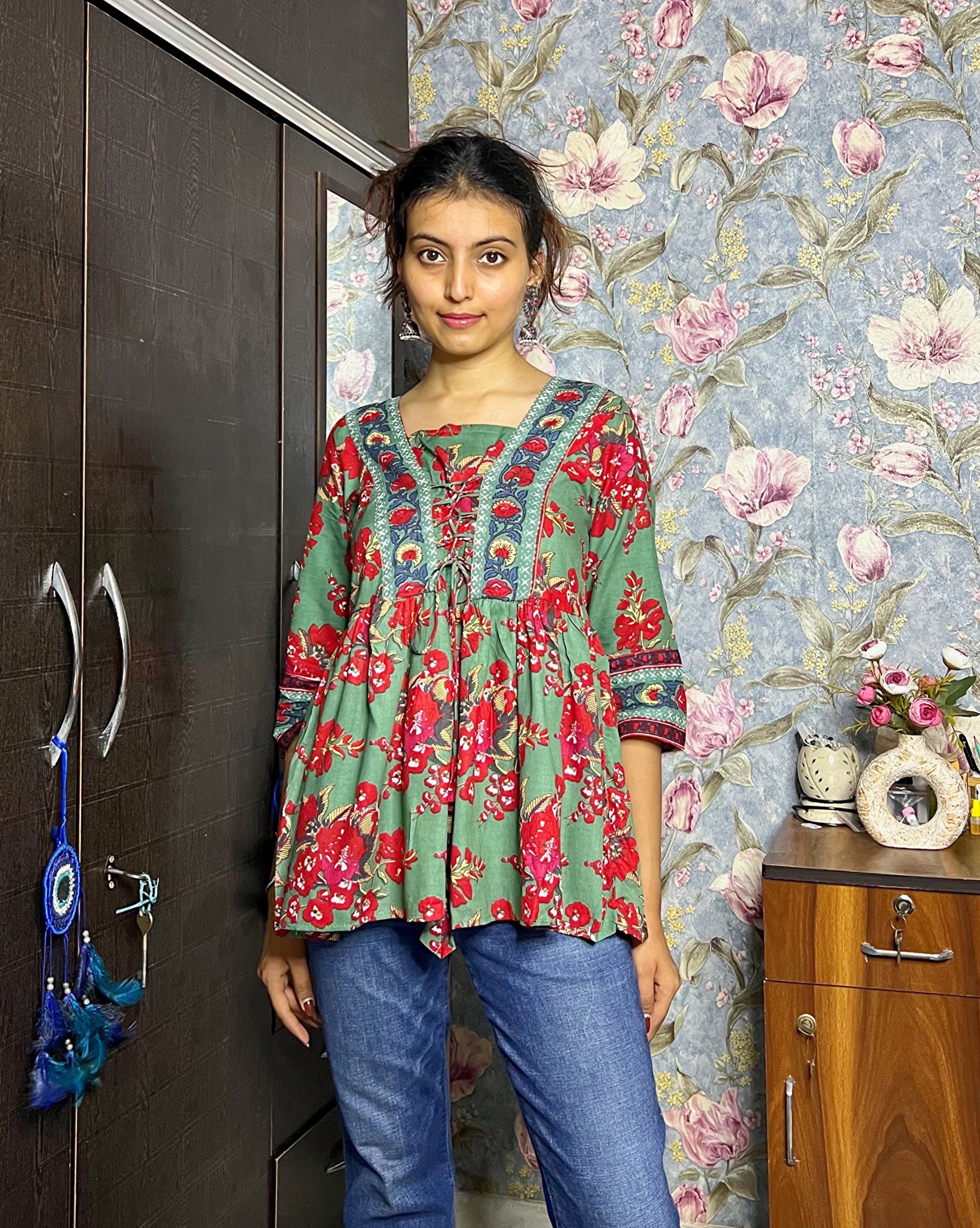 Navratri Printed Top